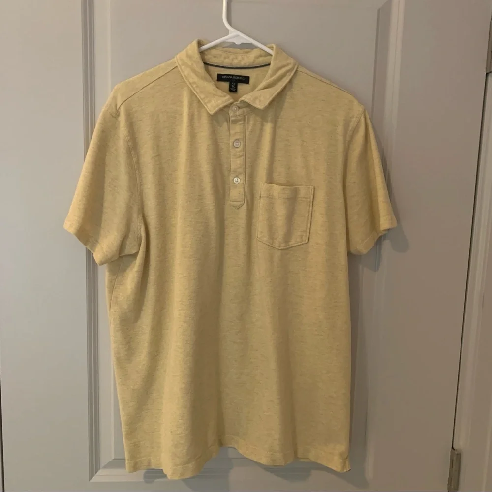 Banana Republic mens short sleeve polo shirt | size Extra Large